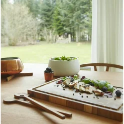 Skärbräda Teak 40x24 cm