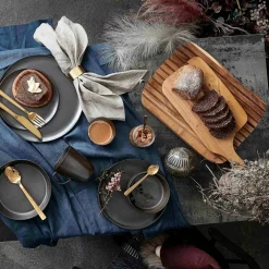 Skärbräda Teak 43x19x1,5 cm.