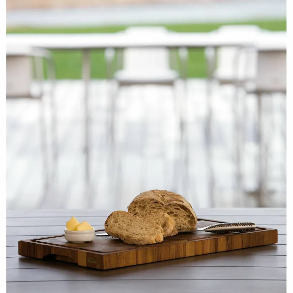 Skärbräda 50 x 27 x 3 cm, teak