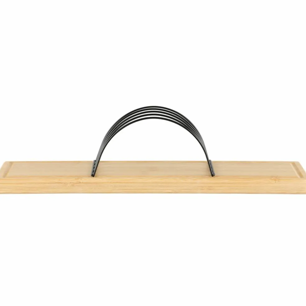Skärbrädeställ, bambu/stål