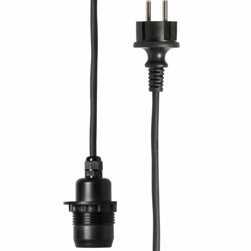 Sky kabel för utomhusbruk E27 5m, svart