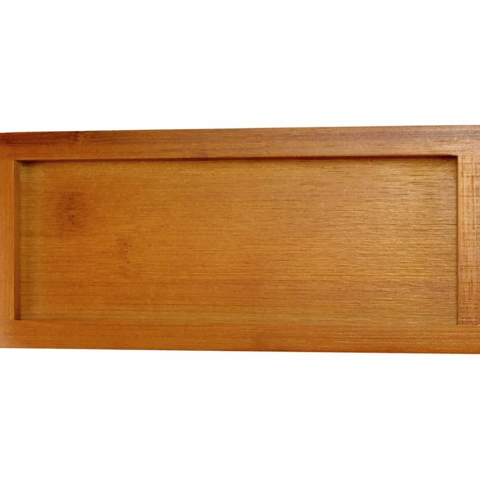 Slipstenshållare, bambu, rödbrun