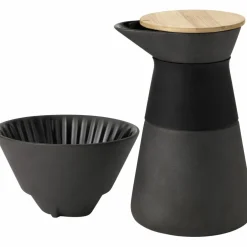 slow brew kaffebryggar, svart