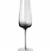 Smoke' Munblåst champagneglas