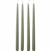 Smooth Glossy kronljus 38 cm 4-pack, ljusgrön