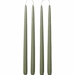 Smooth Glossy kronljus 38 cm 4-pack, ljusgrön