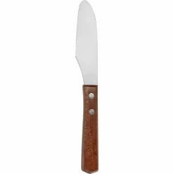 Smörkniv 22 cm, rostfritt stål/trä