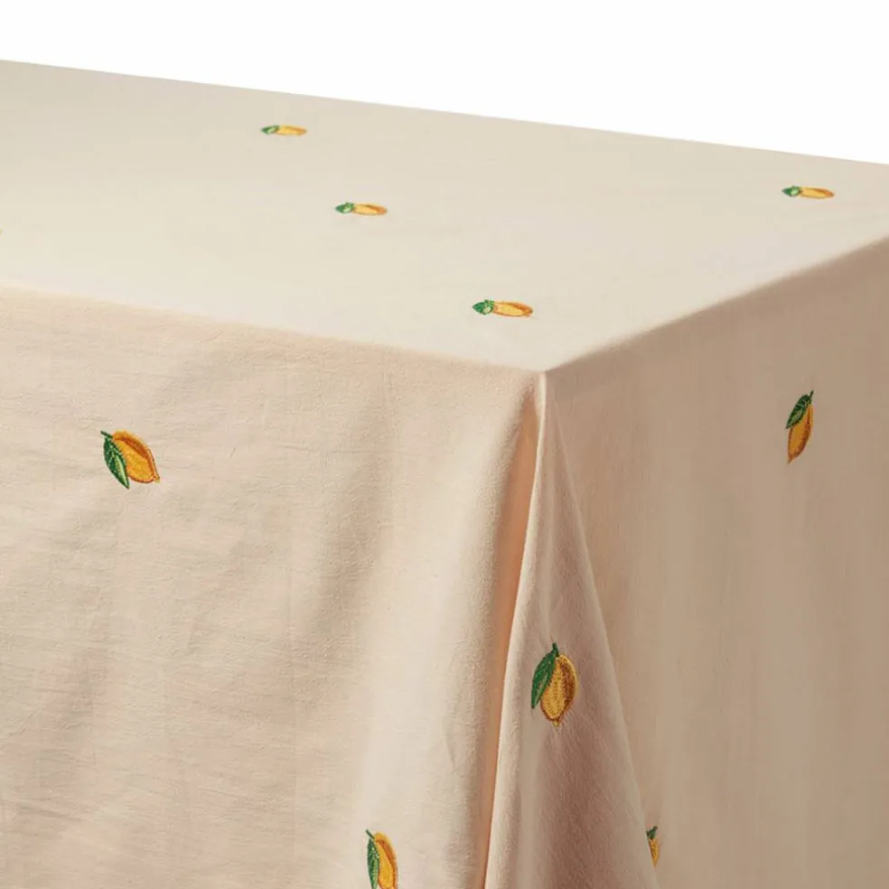 Soda Lemon bordsduk 250x145 cm, beige