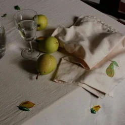 Soda Lemon bordsduk 250x145 cm, beige