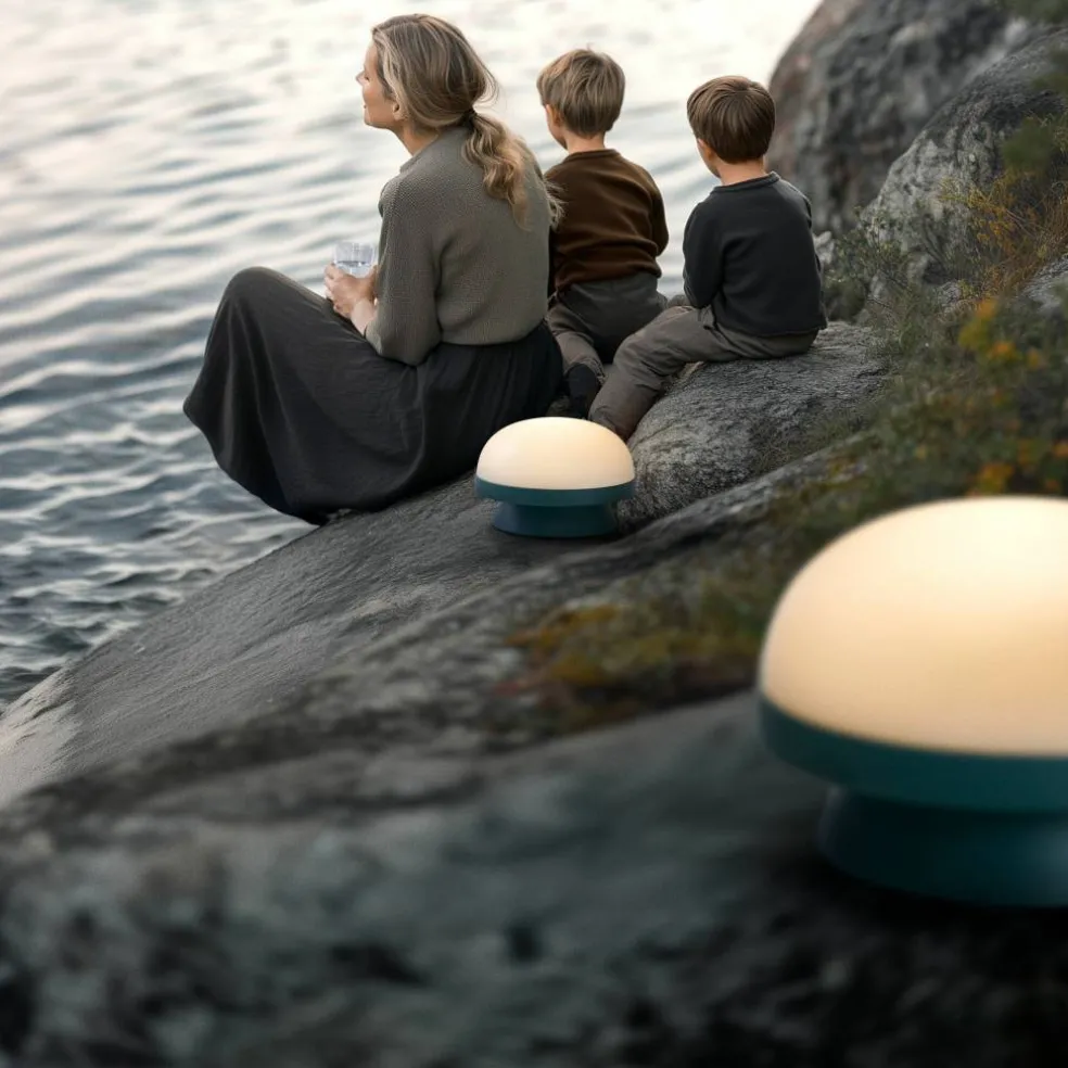 Solar Dots lampa 14,5 cm, grön