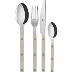 Solid bestickset 4 delar, black