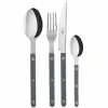 Solid bestickset 4 delar, green