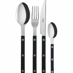 Solid bestickset 4 delar, green