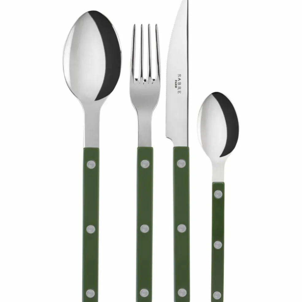 Solid bestickset 4 delar, light kaki