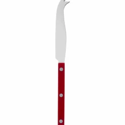 Solid ostkniv 25 cm, burgundy