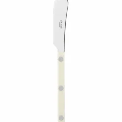 Solid smörkniv 14 cm, ivory