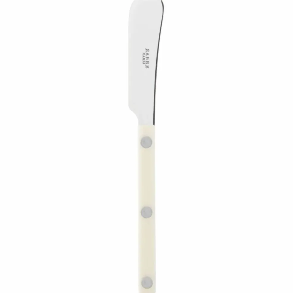 Solid smörkniv 14 cm, ivory