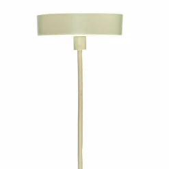 Solid taklampa 44 cm, sand/vit