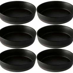Sopptallrik 6 st, titanium black