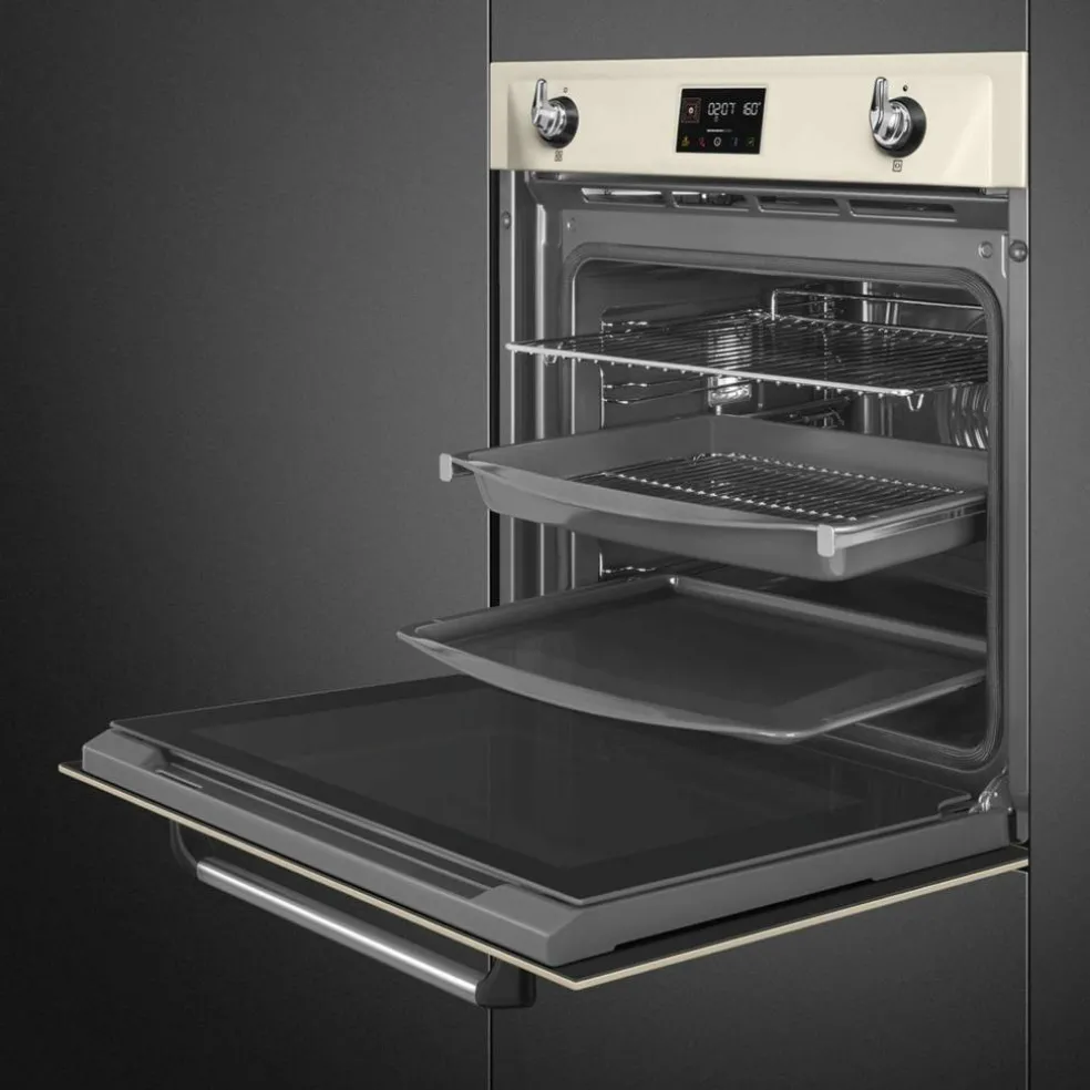SOP6902S2P inbyggnadsugn, 68 liter, creme