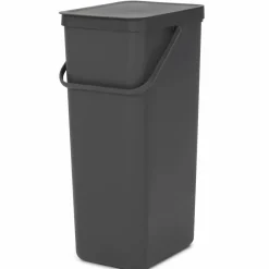 Sort & Go avfallshink 3 liter, mörkergrå