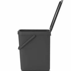 Sort & Go avfallshink 12 liter, mörkergrå