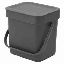Sort & Go avfallshink 12 liter, mörkergrå
