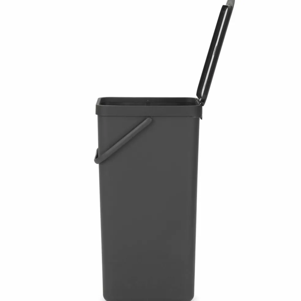 Sort & Go avfallshink 25 liter, mörkgrå