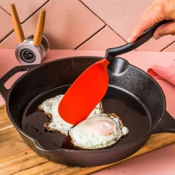 Spatel/stekspade, svart/blå
