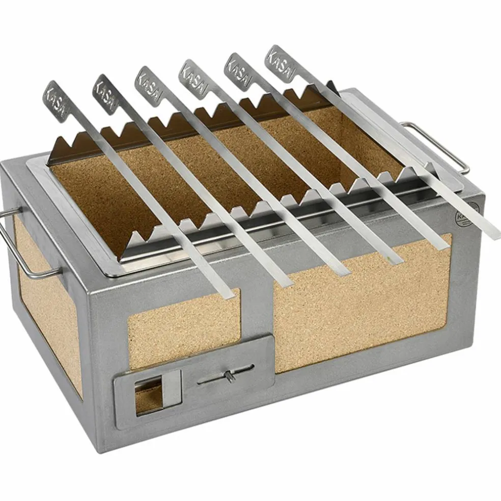 Spettstativ & grillspett 6 st (Little)