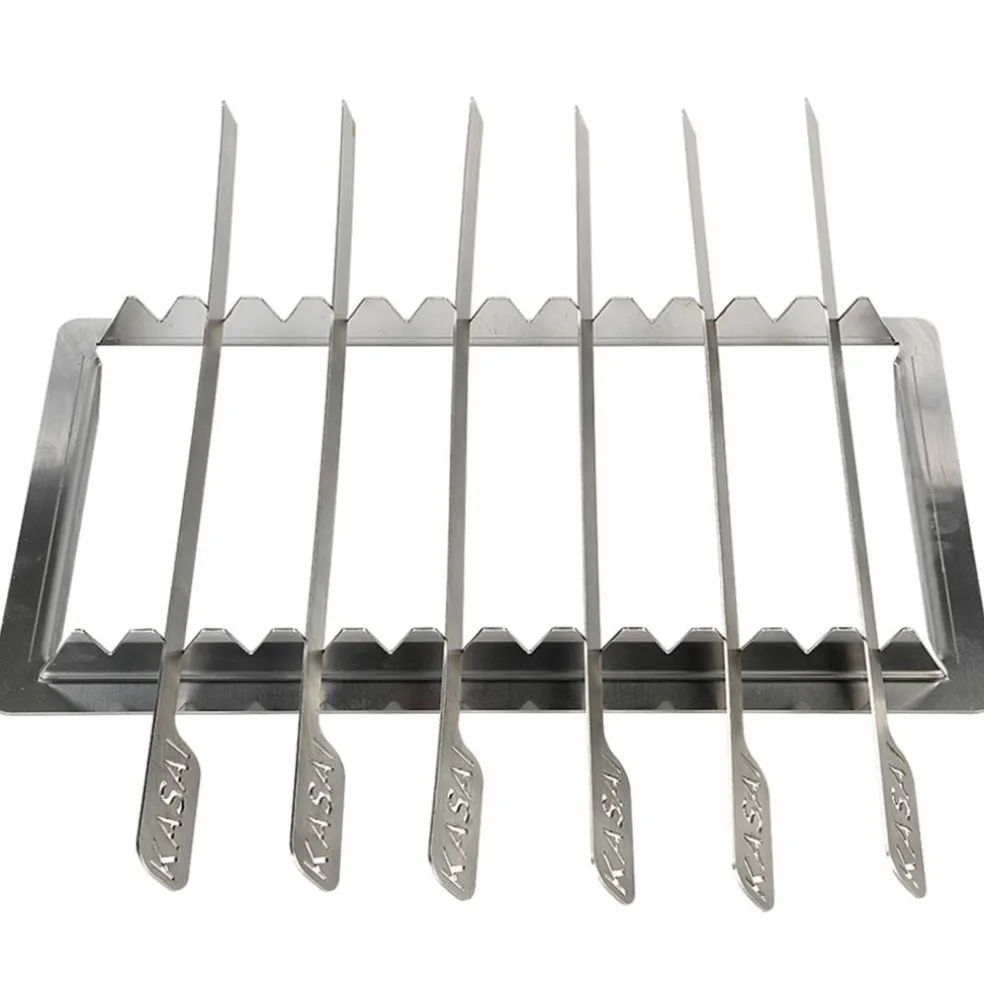 Spettstativ & grillspett 6 st (Medium Wide)