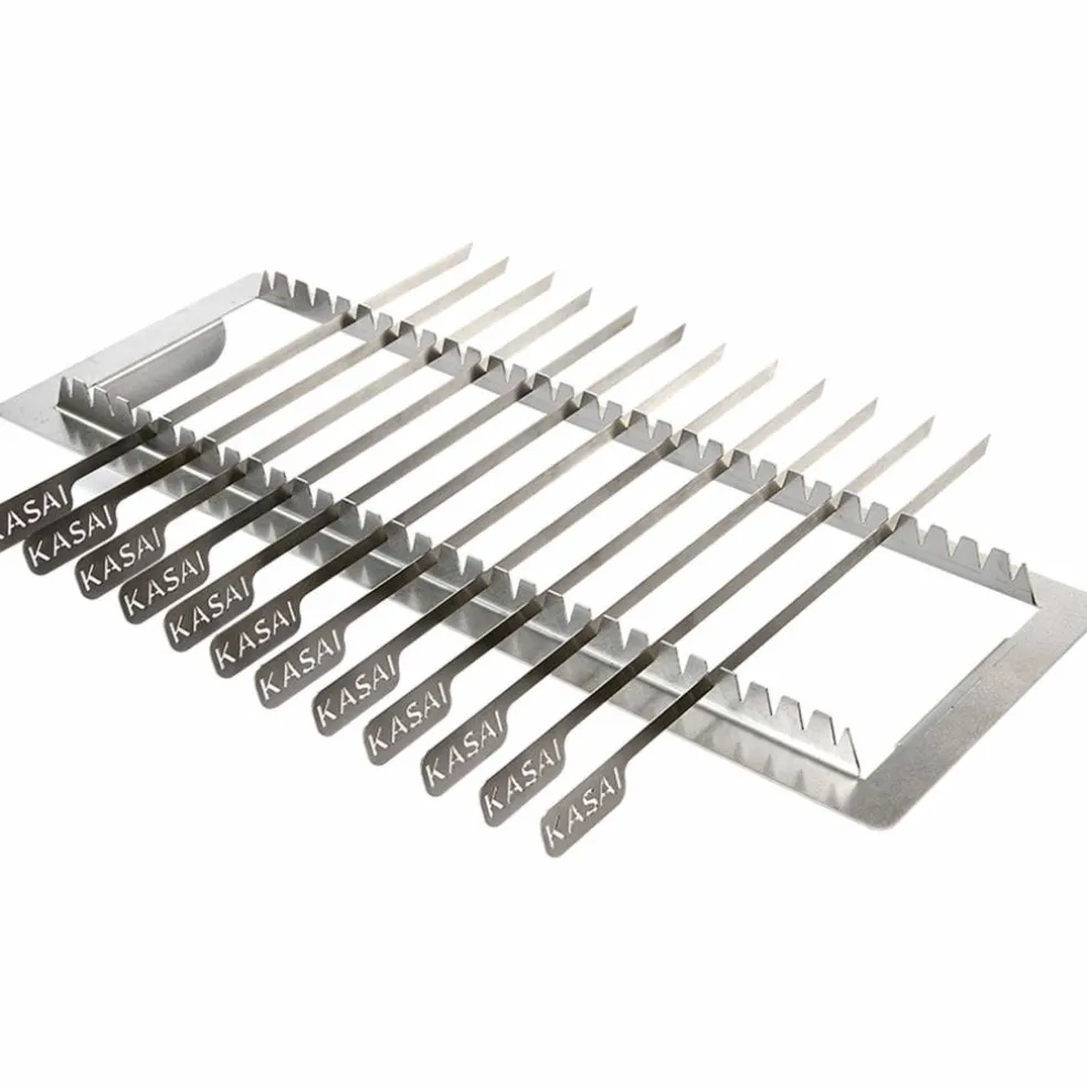 Spettstativ & grillspett 6 st (Medium Wide)
