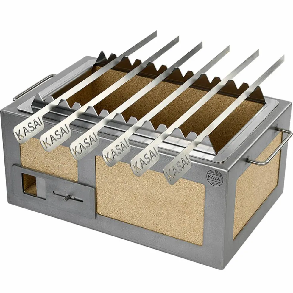 Spettstativ & grillspett 6 st (Medium Wide)