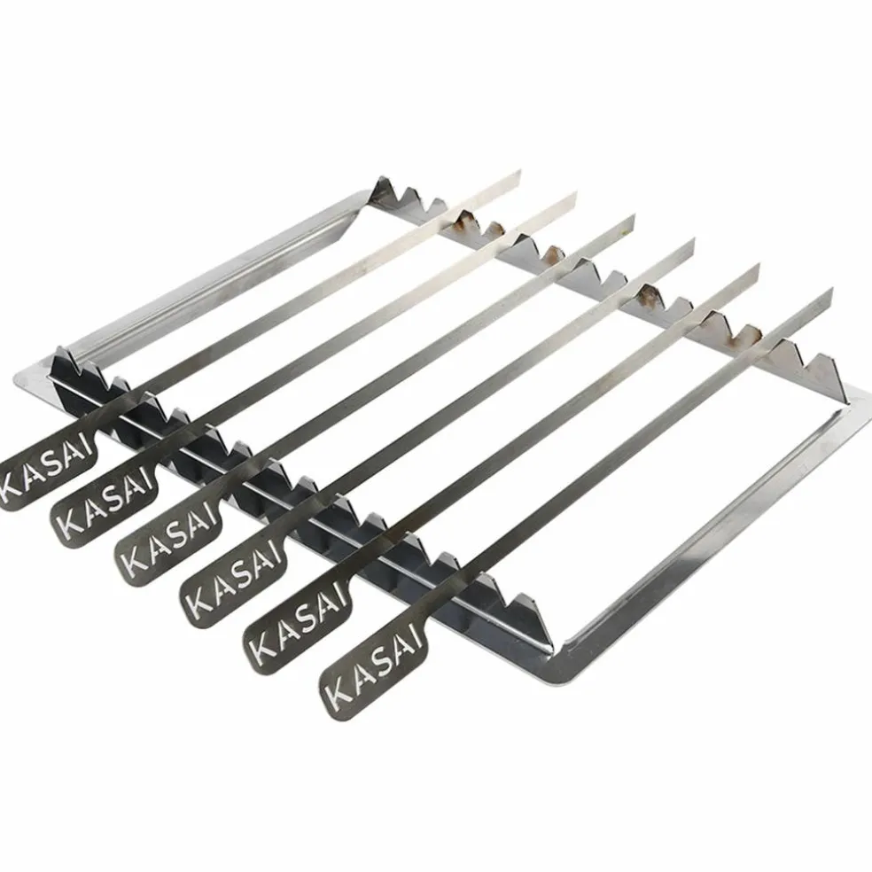 Spettstativ & grillspett 6 st (Nano Pro)