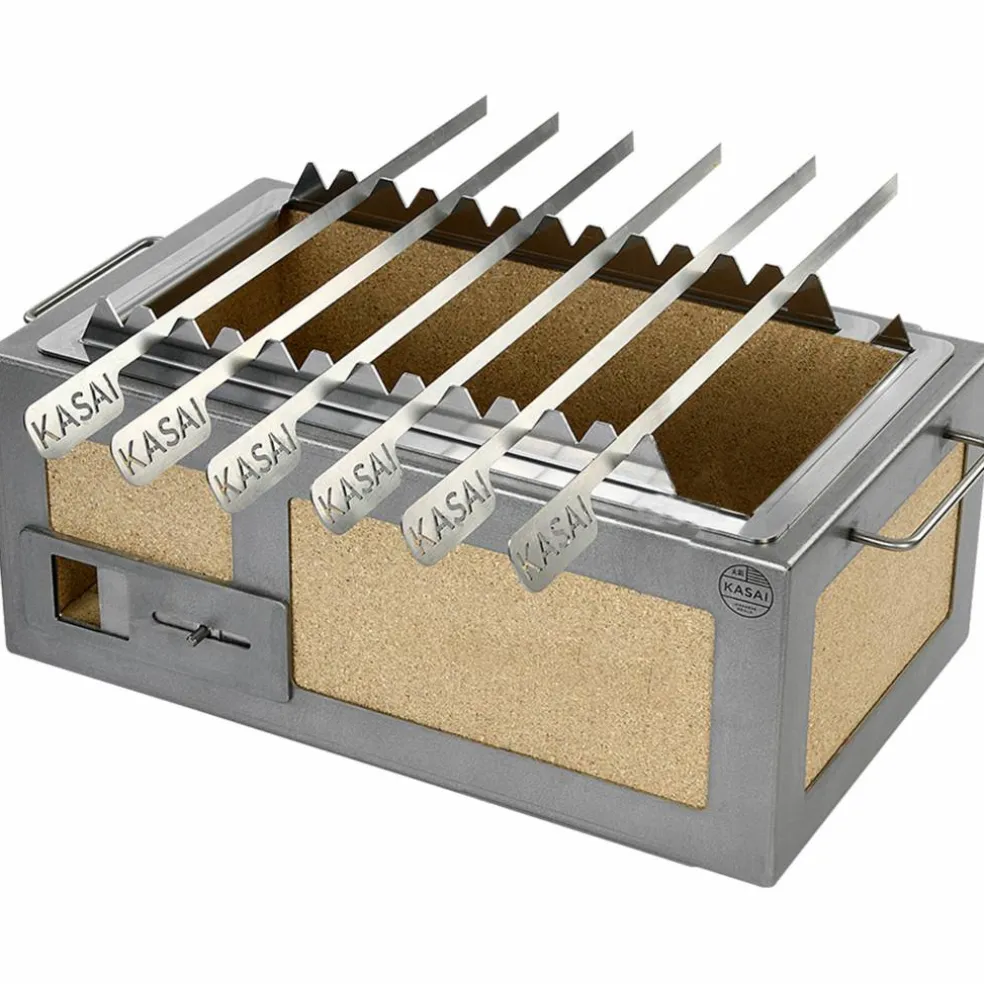 Spettstativ & grillspett 6 st (Nano Pro)
