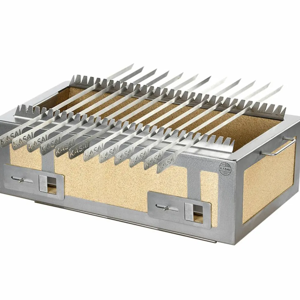 Spettstativ & grillspett 12 st (XL)