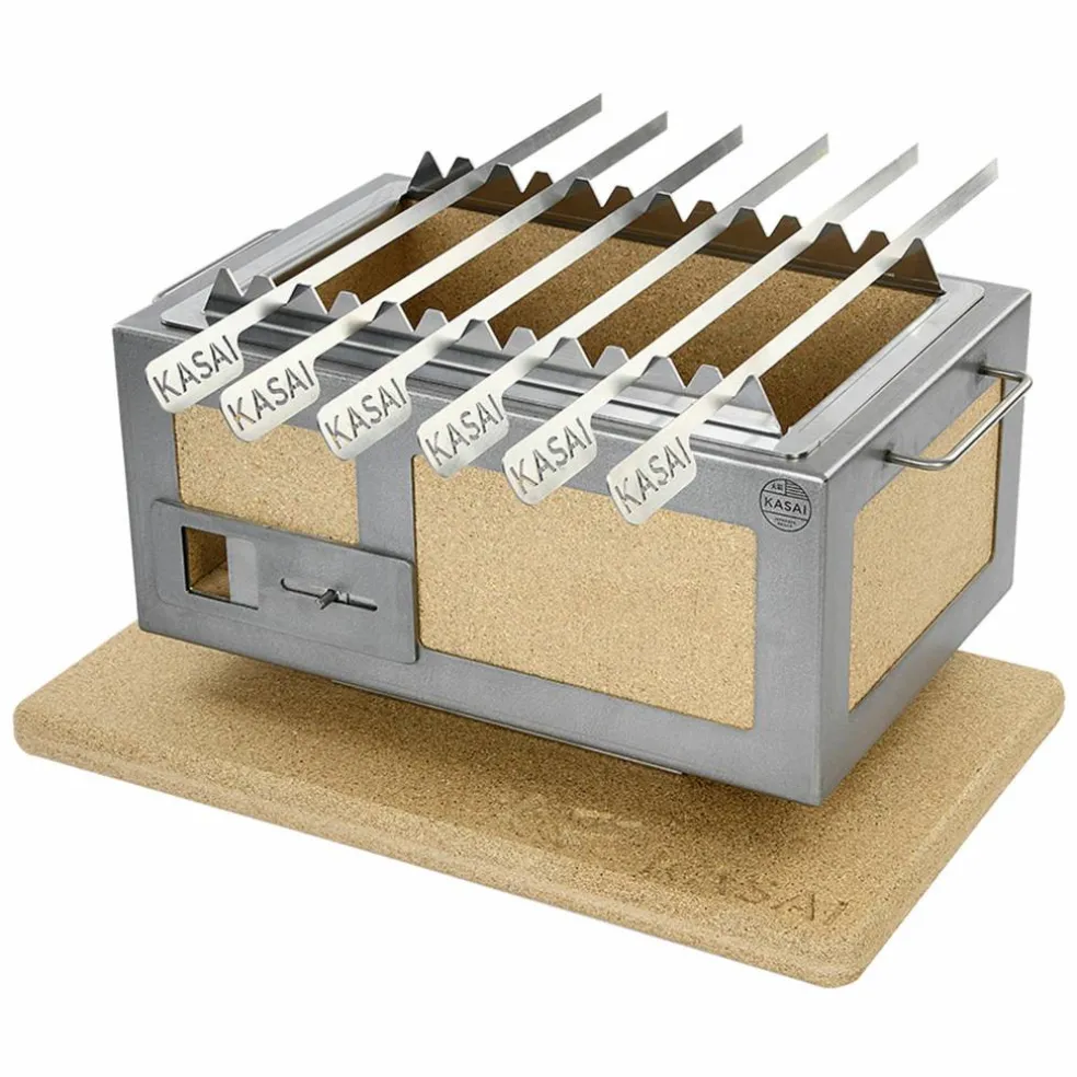 Spettstativ & grillspett 12 st (XL)