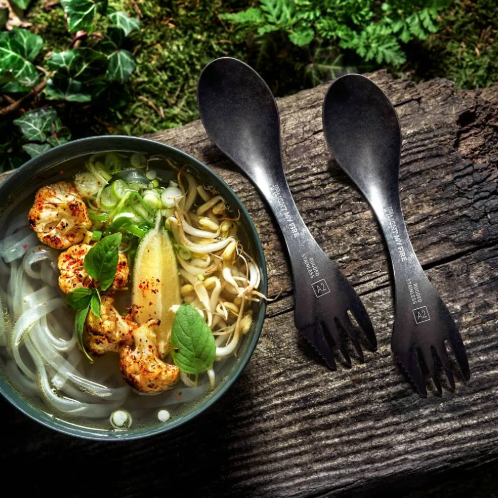Spork 2-pack, rostfritt stål
