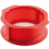 Springform med tallrik 15 cm, röd