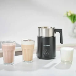 Spuma Lite mjölkskummare 400 ml, svart