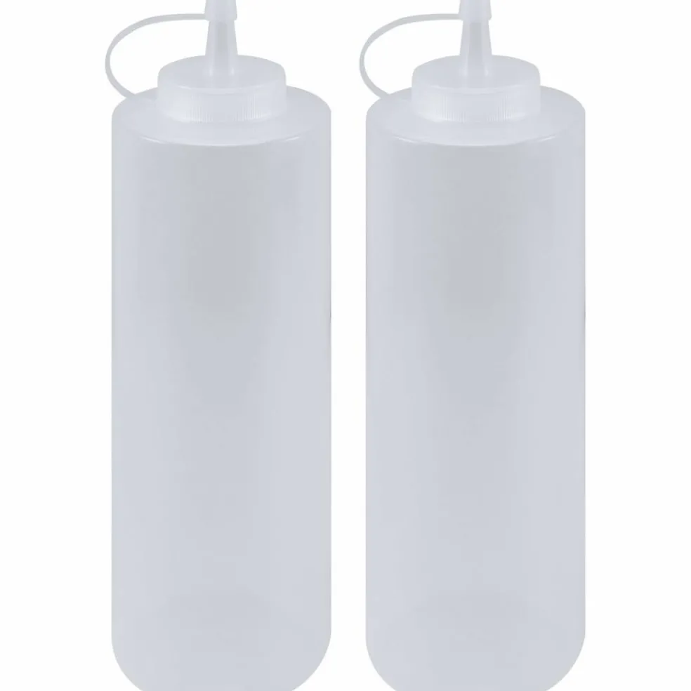 Squeezeflaska 260 ml med lock, 2-pack