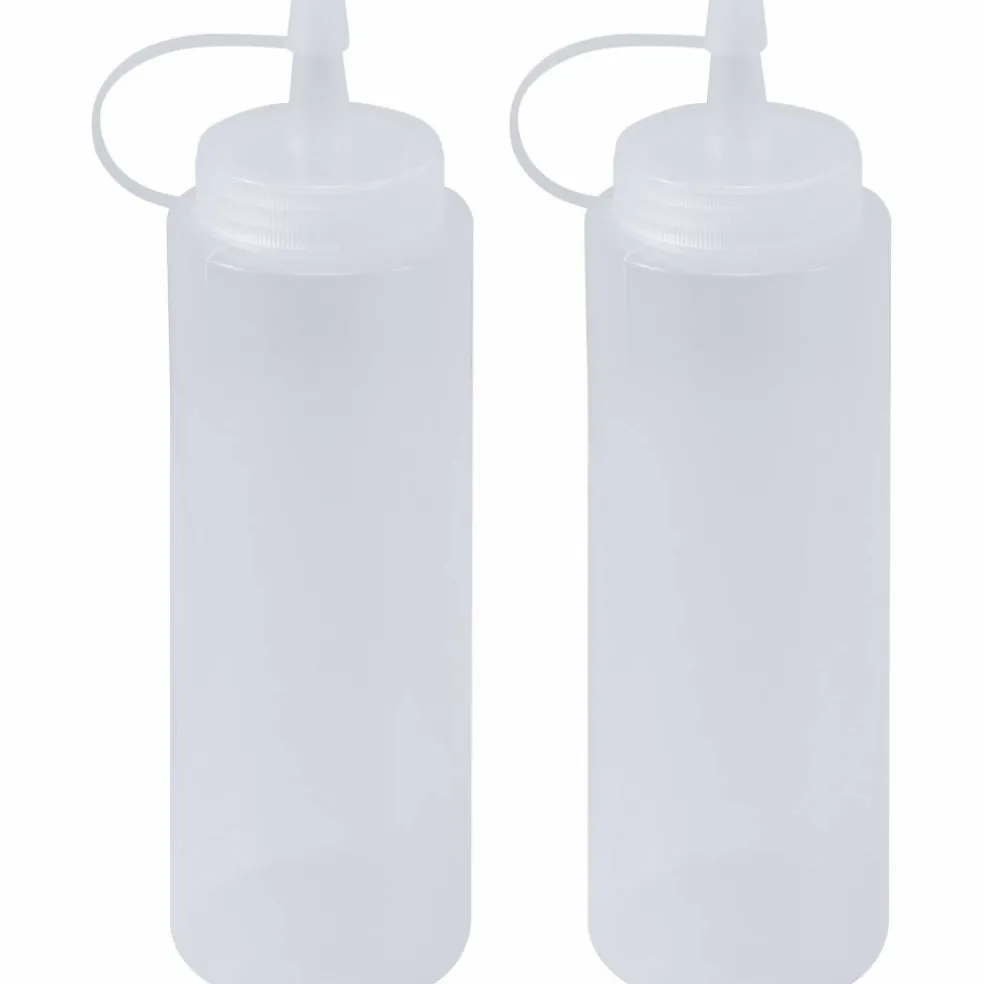 Squeezeflaska 260 ml med lock, 2-pack