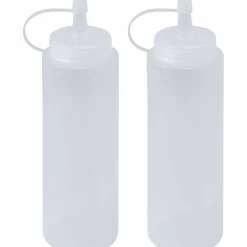 Squeezeflaska 700 ml med lock, 2-pack