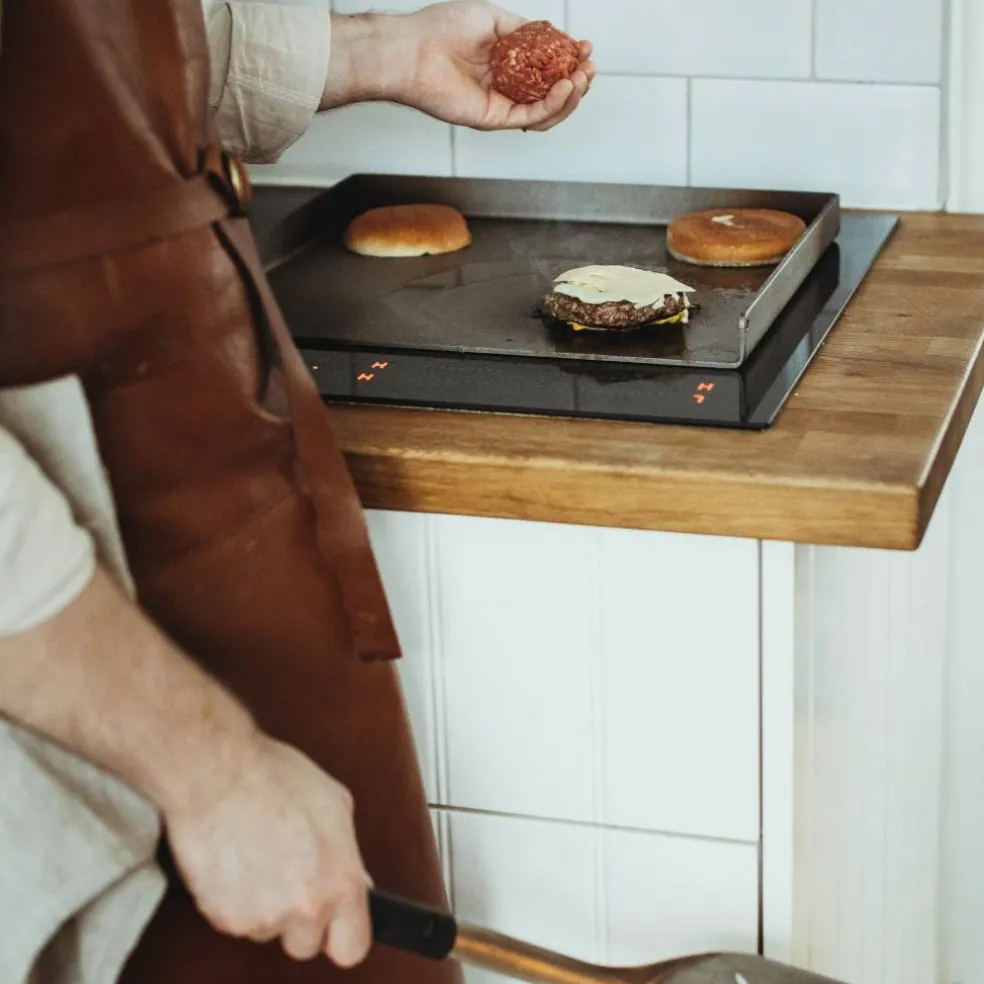 Steffie stekbord 39x34 cm, kolstål