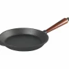 Stekpanna Gjutjärn 36 cm Trähandtag
