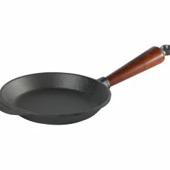 Stekpanna Gjutjärn 26 cm Trähandtag