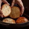 Stekpanna, kolstål/rostfritt stål, Ø24 cm