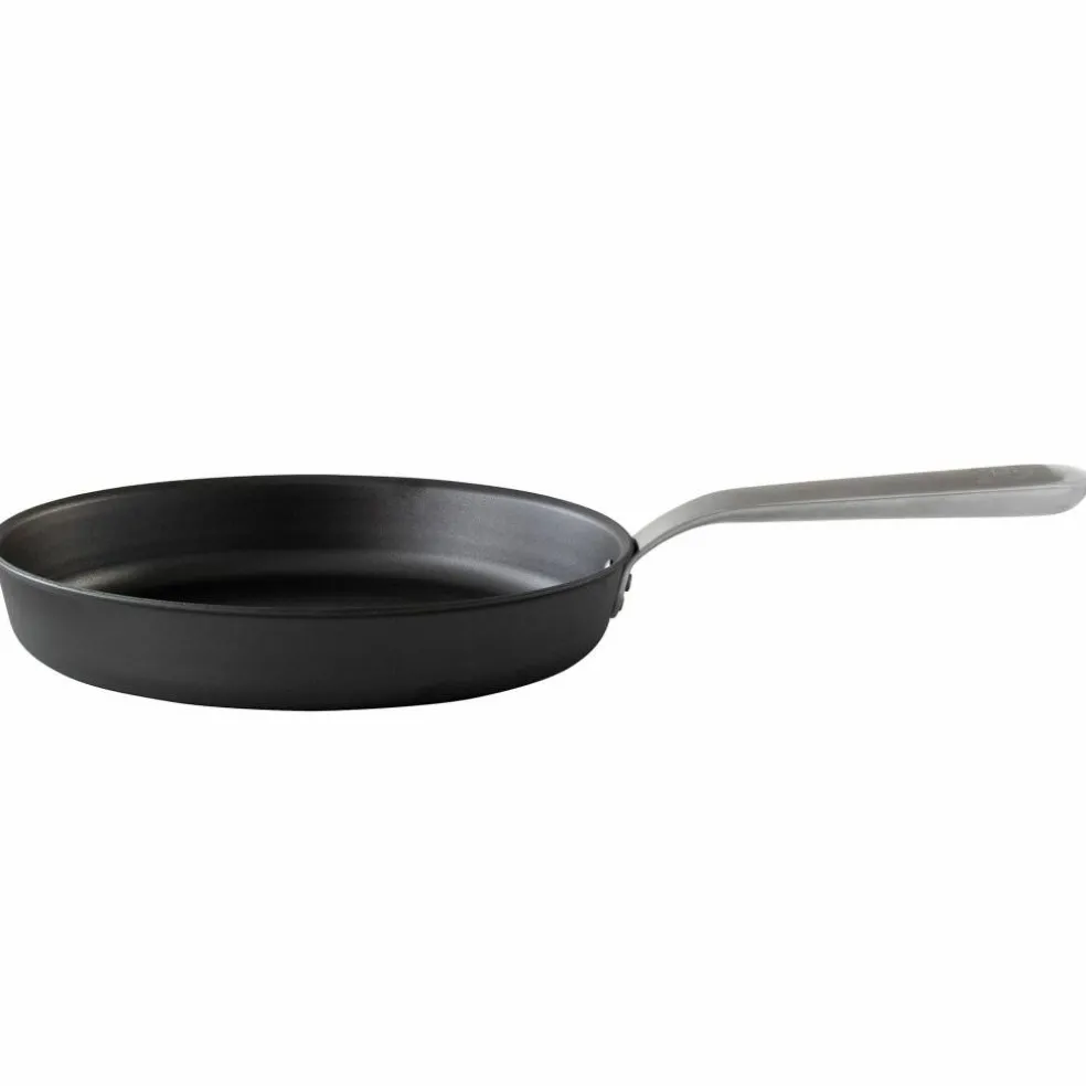 Stekpanna, kolstål/rostfritt stål, Ø30 cm