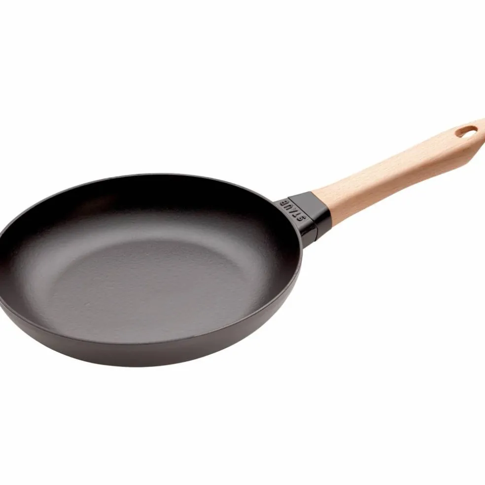 Stekpanna med ljust trähandtag 20 cm