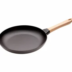 Stekpanna med ljust trähandtag 24 cm